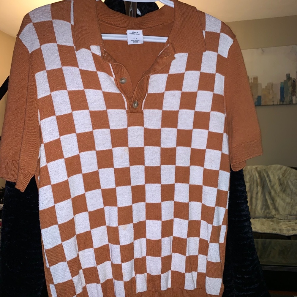 Checkered Polo (Urban Outfitters)